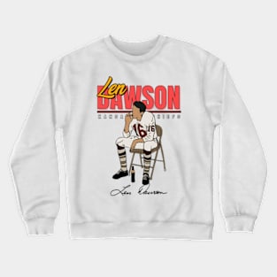 Len Dawson Aesthetic Tribute 〶 Crewneck Sweatshirt